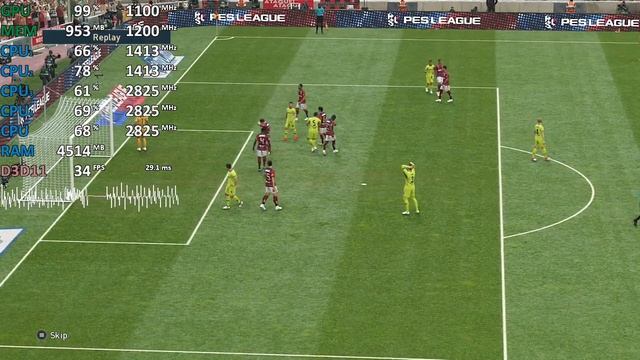 Ryzen 3 2200U Test - PES 2019 - Gameplay Benchmark Test смотреть онлайн