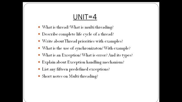 Degree 2nd year 3rd semester java important questions смотреть онлайн