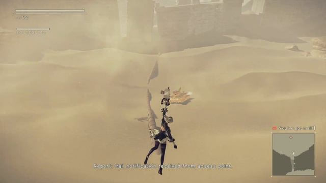 NieR:Automata - Resistance Camp to the Desert Zone (2B) смотреть онлайн