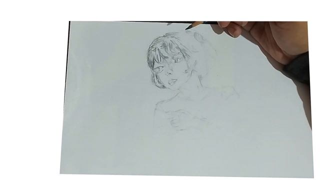 How to draw a potrait | easy | for beginners, смотреть онлайн