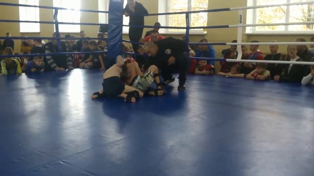 Рева Вадим первый бой Чемпионат Донецкой Области ММА