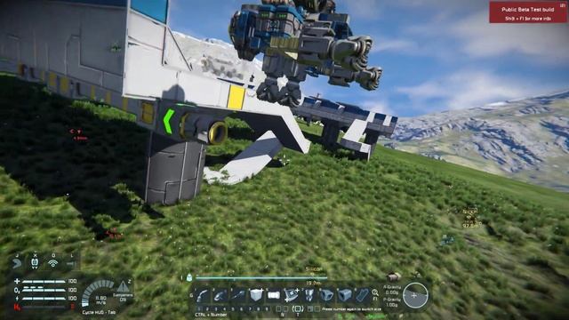 Space Engineers Automatons beta - autonomous mining drone test смотреть онлайн