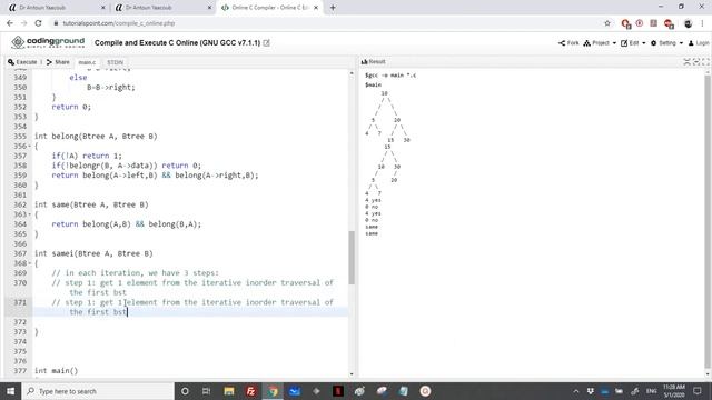 Data structures - Exercise - Same elements in binary search trees смотреть онлайн