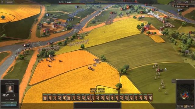 1st Battle of Bull Run | Confederate Historical Battles - Ultimate General: Civil War смотреть онлайн