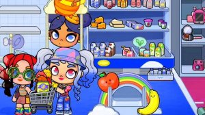 Серия 24. AVATAR WORLD ОЧЕНЬ ГОЛОДНАЯ ПОДРУГА В МАГАЗИНЕ😱 #avatarworld  #ikira  #аватарворлд