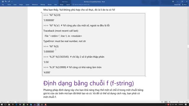[Khóa học lập trình Python cơ bản] - Bài 9: Kiểu chuỗi trong Python p3 | HowKteam смотреть онлайн