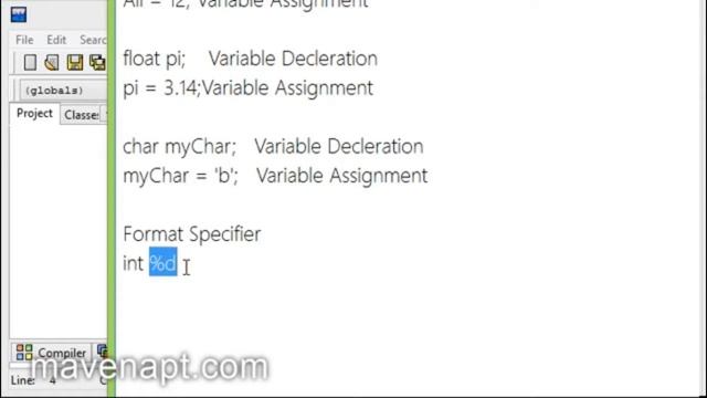 C language what is variables and assignment operator (part 5) смотреть онлайн