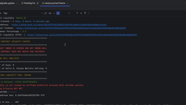 Scan newly created pairs on Uniswap V2 router- Trading scripts смотреть онлайн