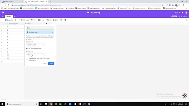 How to sort Data with Timestamp in Airtable - Ascending and Descending Order смотреть онлайн