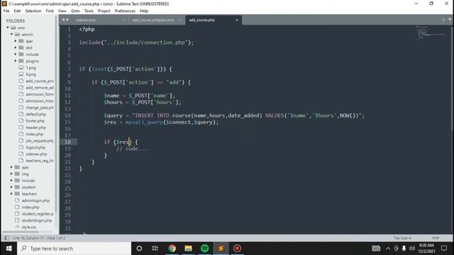 Advance School Management System 18 || Using PHP And MySQL || Student Dashboard - Add Courses смотреть онлайн