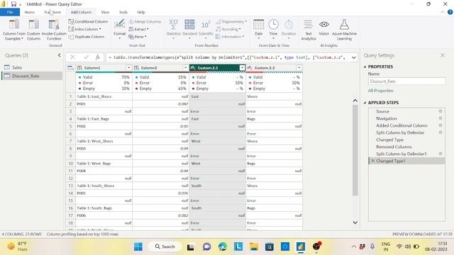 Discount Analysis Using Power Query смотреть онлайн