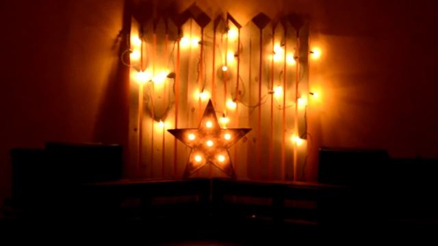 Ретро гирлянды. Фигуры из ламп. смотреть онлайн