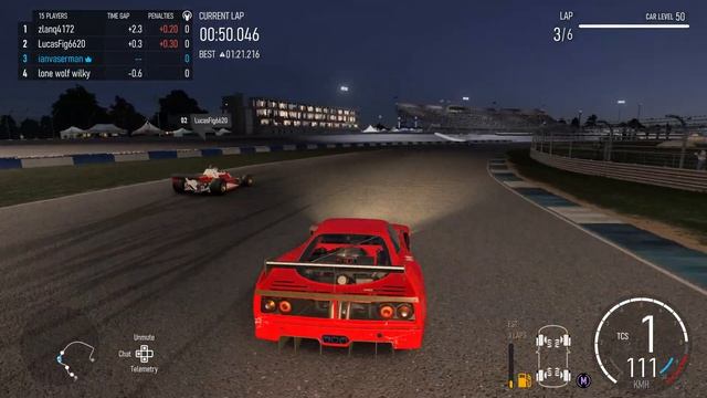 Ferrari F40 Competizione at Indianapolis Motor Speedway : Forza Motorsport смотреть онлайн