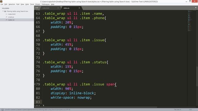 How to filter the table using the search box in Javascript - Search box filter смотреть онлайн