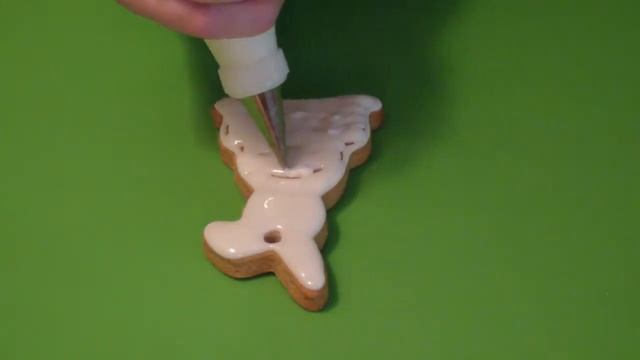 Мастер класс по созданию пряничного зайки на елку / hare cookie смотреть онлайн
