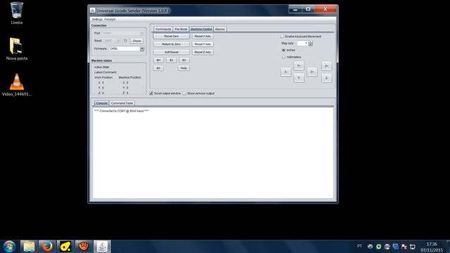 Universal Gcode Sender 1.0.8 #1 смотреть онлайн