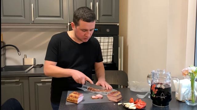 СДЕЛАЛ КРАКОВСКУЮ КОЛБАСУ вкуснейшая ГРУДИНКА смотреть онлайн