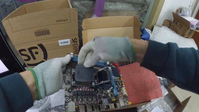 Материнка Х58 + 8гб памяти (Обзор посылки №85574) смотреть онлайн