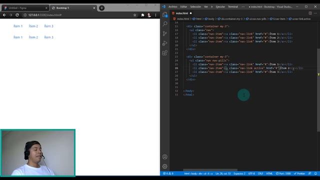 ✅ Bootstrap 5 Desde Cero - #19 Enlaces de navegación смотреть онлайн