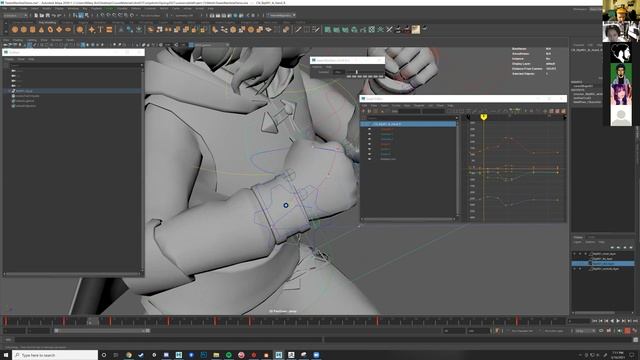 3/17 Tween Machine, Moving Holds, Breathing anims, Zbrush Masking and Hardsurface sculpting. смотреть онлайн