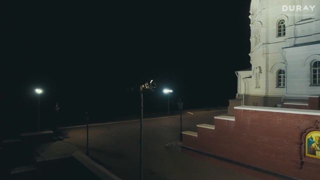 Крестовоздвиженский собор Белогорского монастыря в свете DURAY смотреть онлайн