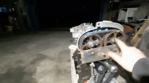 ремонт двигателя K4J рено 1,4L. W16. установка грм, клапанной крышки, сальников, заглушек.