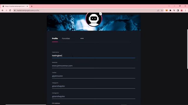 How to edit your #STARL #Marketplace profile#starl #nftmarketplace смотреть онлайн