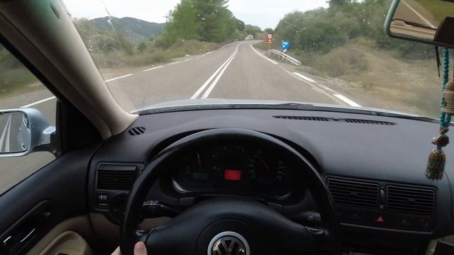 2002 VW GOLF 4 GTD 1.9 TDI (150HP) | POV DRIVE IN LIGHT RAIN смотреть онлайн