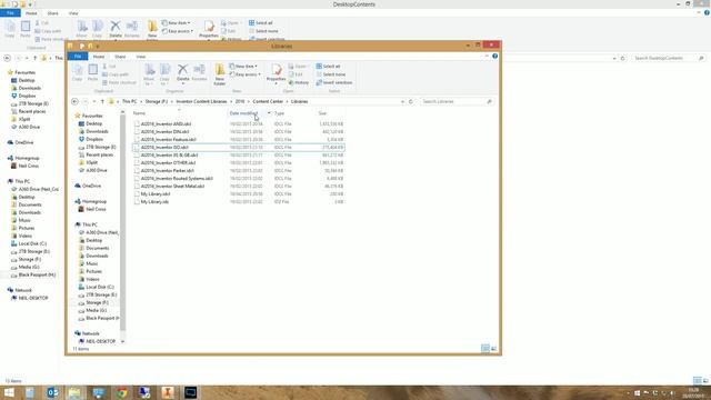 How to install and set up desktop content center | Autodesk Inventor смотреть онлайн