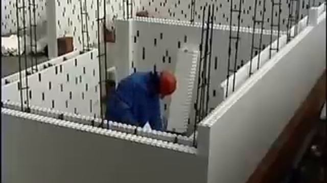 ICF Insulated Concrete Forms block Blocks House Project Construction Building Machine panel panels смотреть онлайн