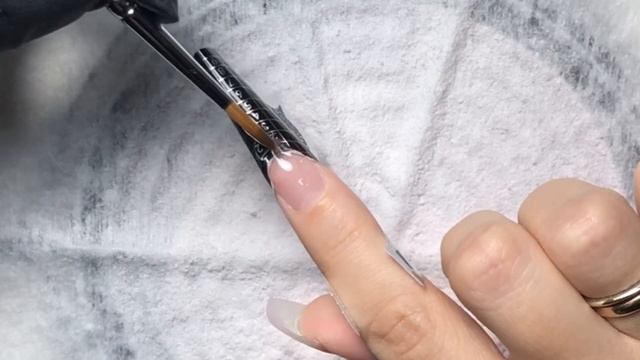 Долгая носка - 2 месяца / Наращивание гелем / Маникюр сама себе левой рукой смотреть онлайн