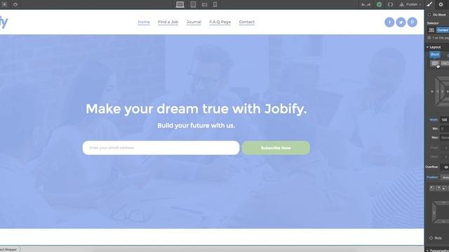 Webflow - How to edit Contact pop-up - JobifyCMS Template смотреть онлайн
