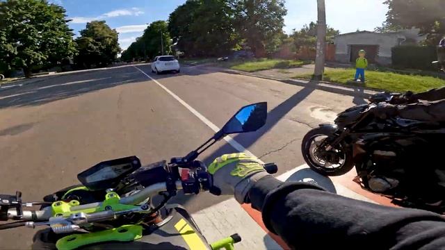 ГОНКИ НА ЗАДНЕМ КОЛЕСЕ | Движ в г. Сумы #yamahamt09 #мотовлог #motovlog
