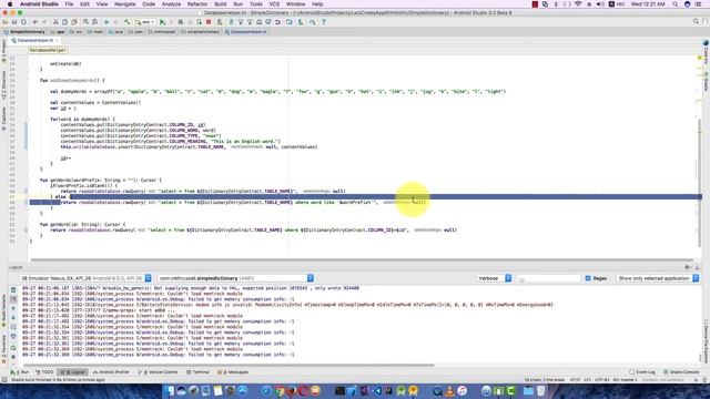 Let's Create App Using Kotlin #01 - Dictionary App Part #09 - Code Refactoring #1 Fix SQL query смотреть онлайн