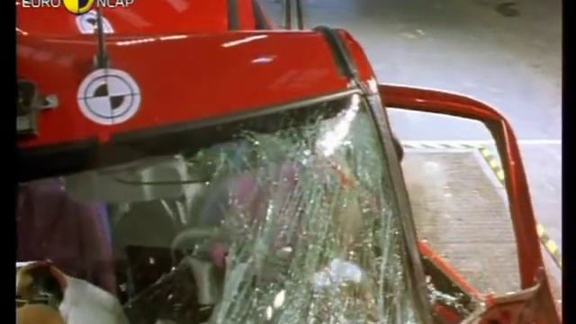 Euro NCAP Fiat Seicento 2000 Crash test смотреть онлайн