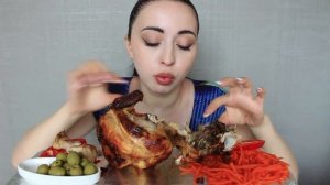 ОПЯТЬ ПРОБЛЕМЫ ДОМА/ КУРИЦА ГРИЛЬ ? Mukbang Ayka Emilly