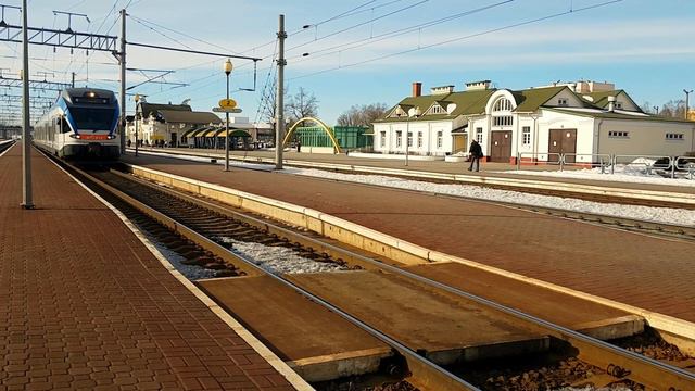 Штадлер ЭПР-010 по маршруту Минск -Гомель смотреть онлайн