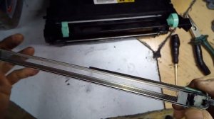 Снятие, разбор и очистка коротрона Kyocera fs-1120/1024/1028/1320/1300/1100/1030/1035 drum unit