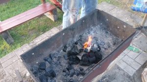 Как разжечь угли без розжига, как разжечь костёр [без розжига]