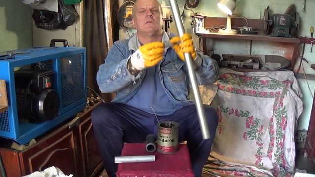 Скуп,делаю ручку для скупа из алюминия!Или лучше из дерева?! смотреть онлайн