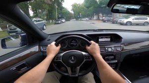 2013 Mercedes E W212 (2.0 AT 184HP) POV Test Drive