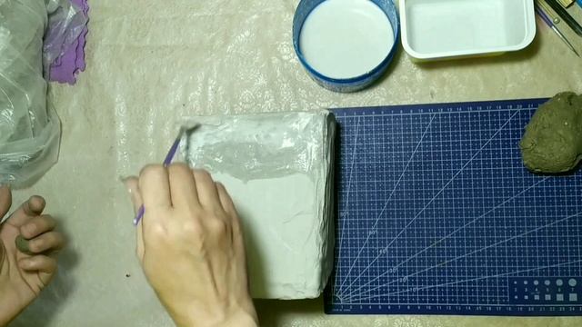 Цветочное кашпо своими руками/техника арт бетон/Do-it-yourself flower pots / art concrete technique смотреть онлайн