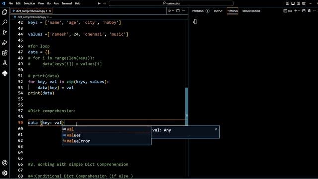 Learn Dictionary Comprehension Part-01 | Advanced Python Series | #pythonprogramming #python смотреть онлайн