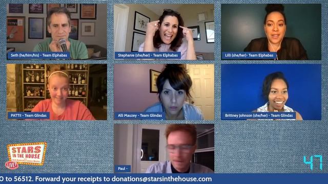 Game Night! Elphabas vs Glindas|Stars in the House, 5/20/21 @ 8 PM ET смотреть онлайн