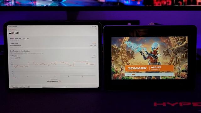 M1 Apple iPad Pro 11 (2021) vs Apple iPad 9.7 (2018) in 3DMark Wild Life ? OBLITERATED! смотреть онлайн
