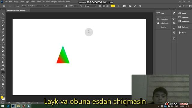 Gradiyent berishi va Figuralar bilan ishlash смотреть онлайн