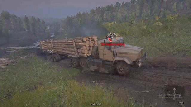 Logging - Snowrunner Gameplay - (Ps4 controller) смотреть онлайн