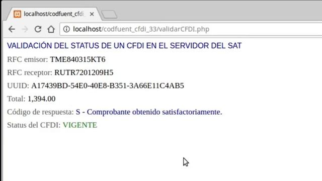 CFDI 3.3 - Validación de CFDIs mediante el WebService del SAT. смотреть онлайн