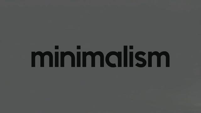 MINOR - Minimalism  |  Минор - минимализм