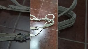 Уздечка для лошади усиленная, сыромятная кожа, капрон.